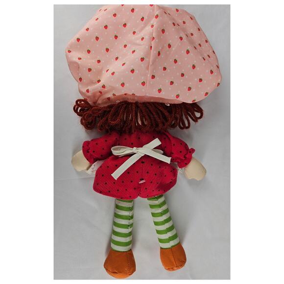 STRAWBERRY SHORTCAKE GIRLS PINK PLUSH RAG DOLL CLASSIC RETRO 14 INCH 2016 - Picture 2 of 6